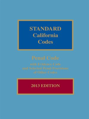 cover image of Matthew Bender Standard California Codes